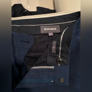 Bonobos men’s dress pants. Classic dark navy